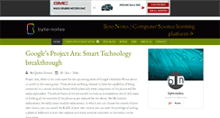 Desktop Screenshot of byte-notes.com