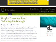Tablet Screenshot of byte-notes.com